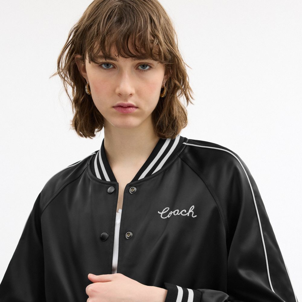 Reversible Signature Souvenir Varsity Jacket