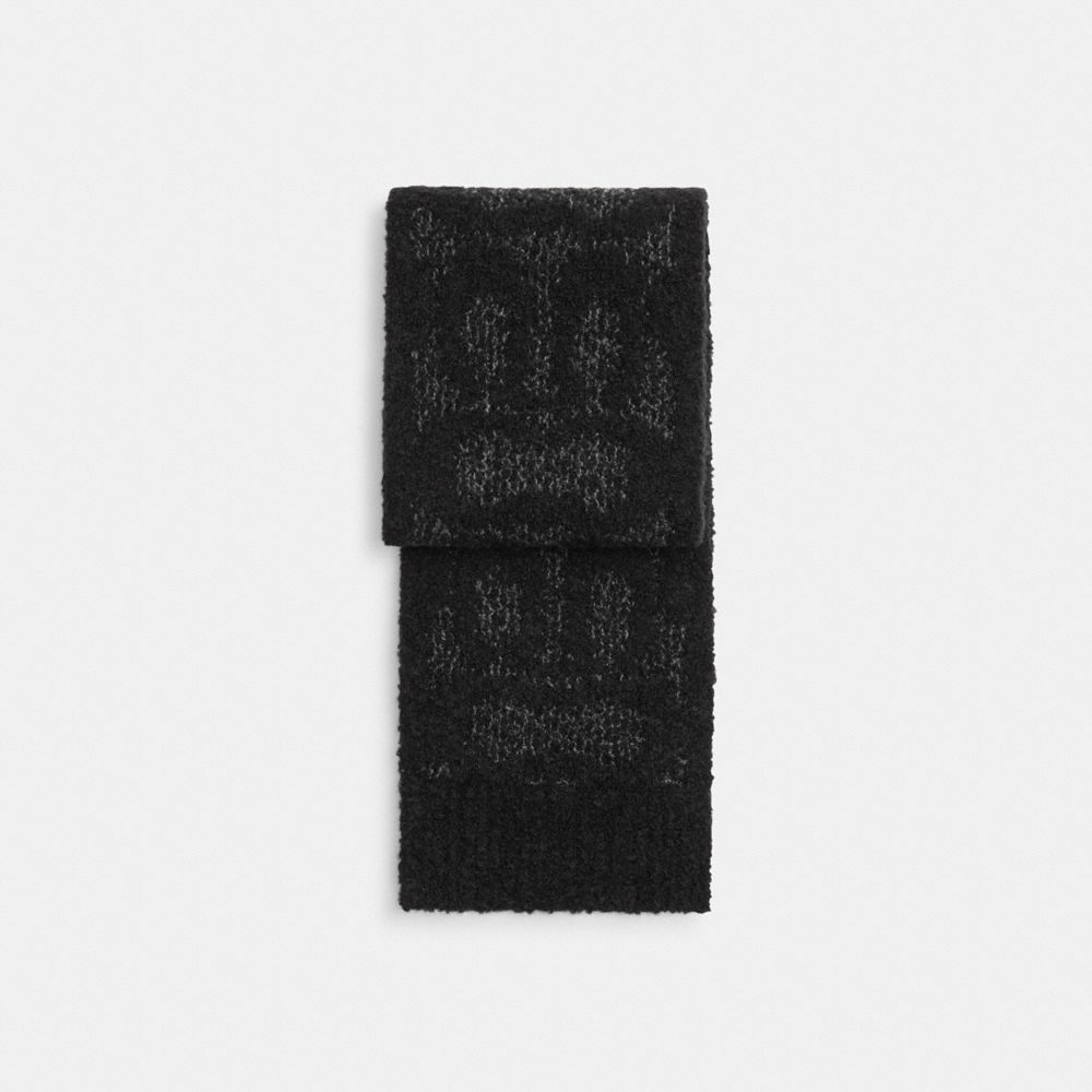 Signature Knit Boucle Oversized Muffler