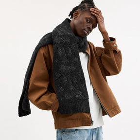 Signature Knit Boucle Oversized Muffler