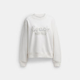 Cursive Coach Embroidered Sweatshirt