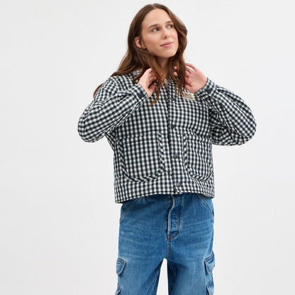 Coachtopia Loop Gingham Quilted Jacket