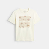 Spring Blossom Signature Square Classic T Shirt In Organic Cotton