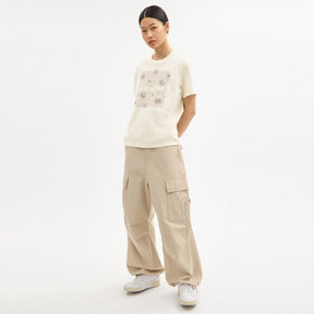 Spring Blossom Signature Square Classic T Shirt In Organic Cotton