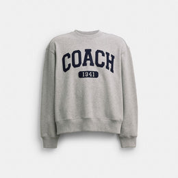 Sporty Boyfriend Crewneck Sweatshirt