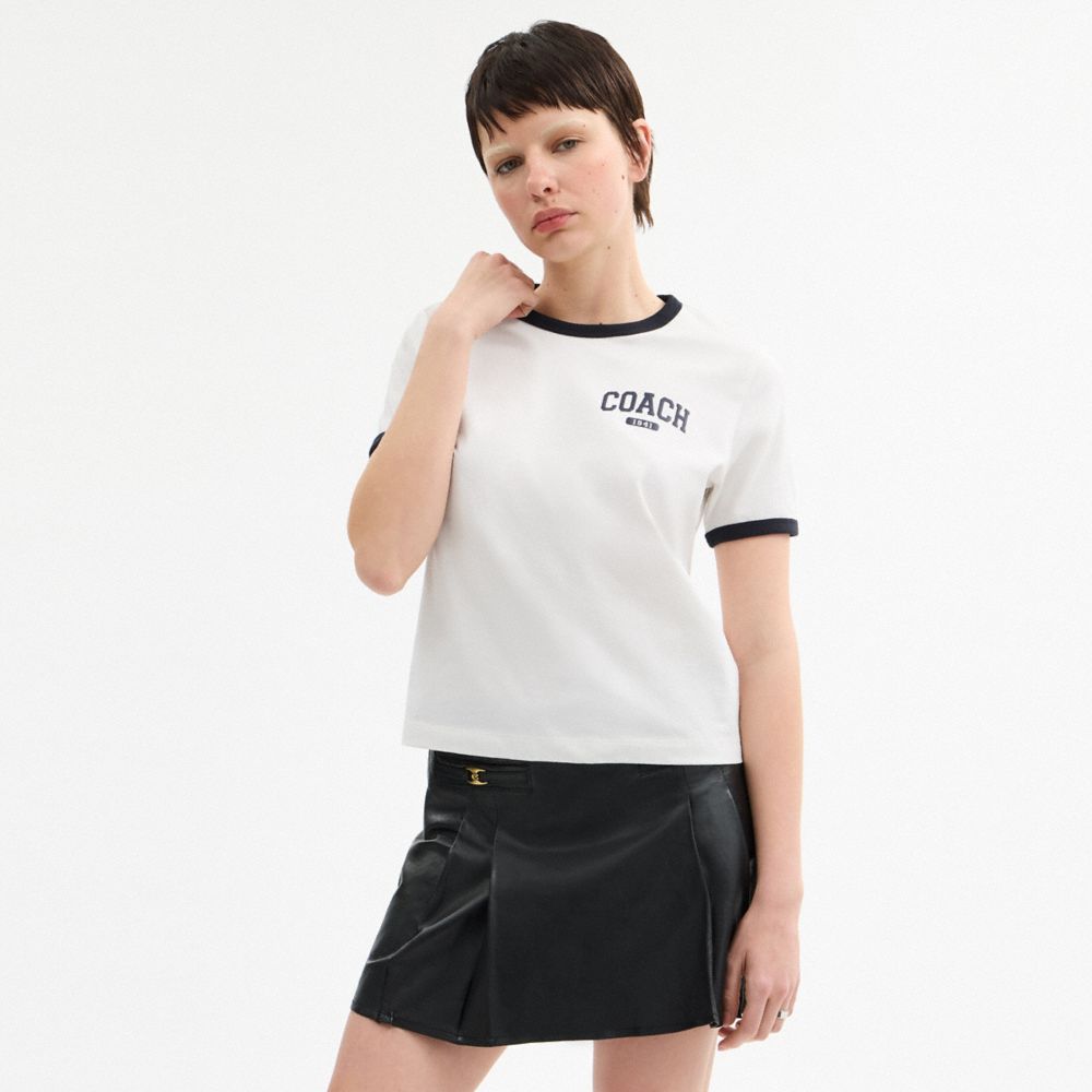 Sporty Signature Classic 70 S T Shirt In Organic Cotton