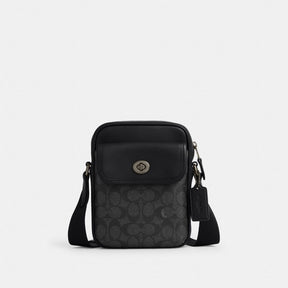 Turnlock Crossbody Bag In Signature Canvas