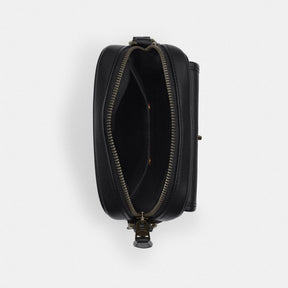 Turnlock Crossbody Bag In Signature Canvas