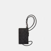 Zip Lanyard Card Case In Signature Canvas