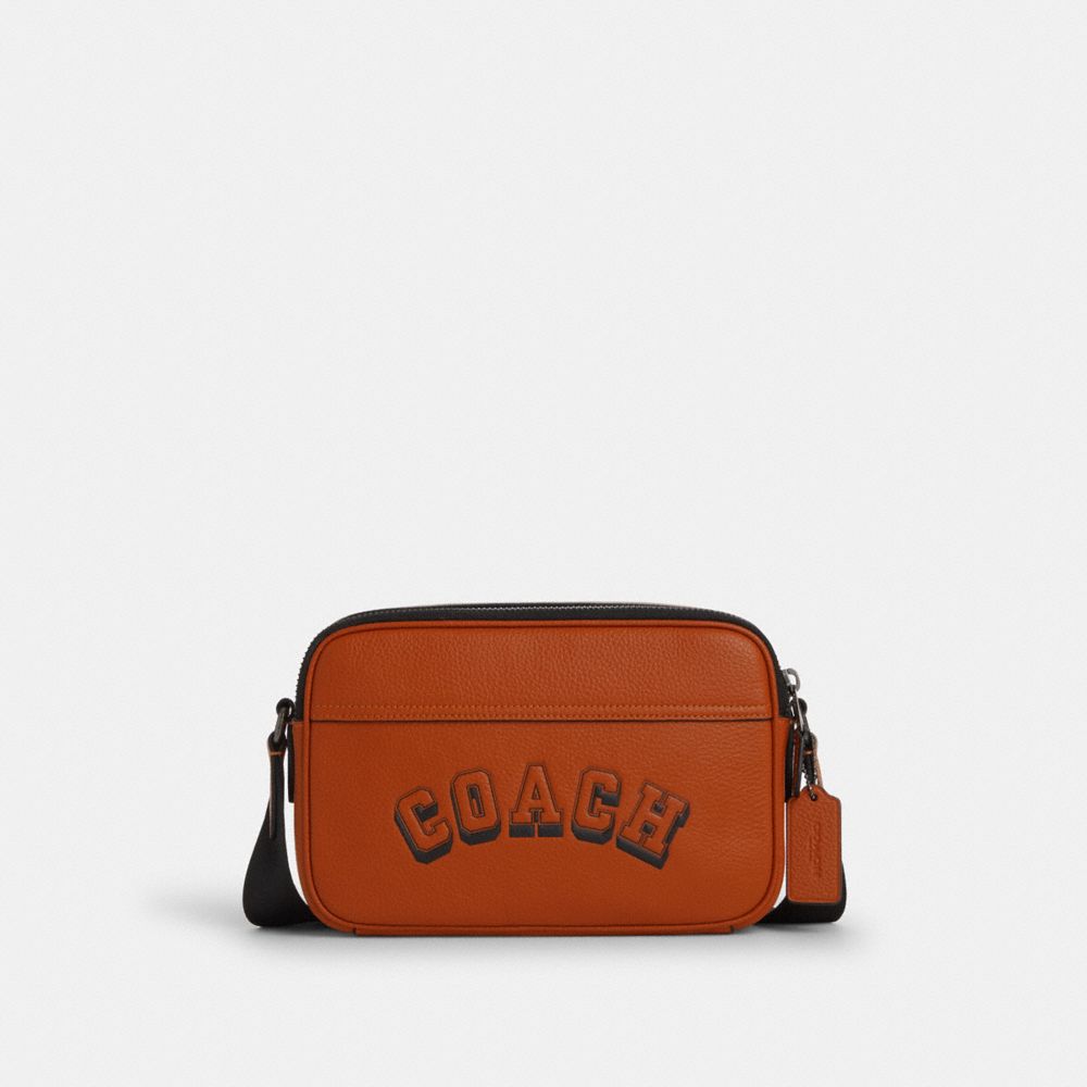 Graham Crossbody Bag With Varsity Motif