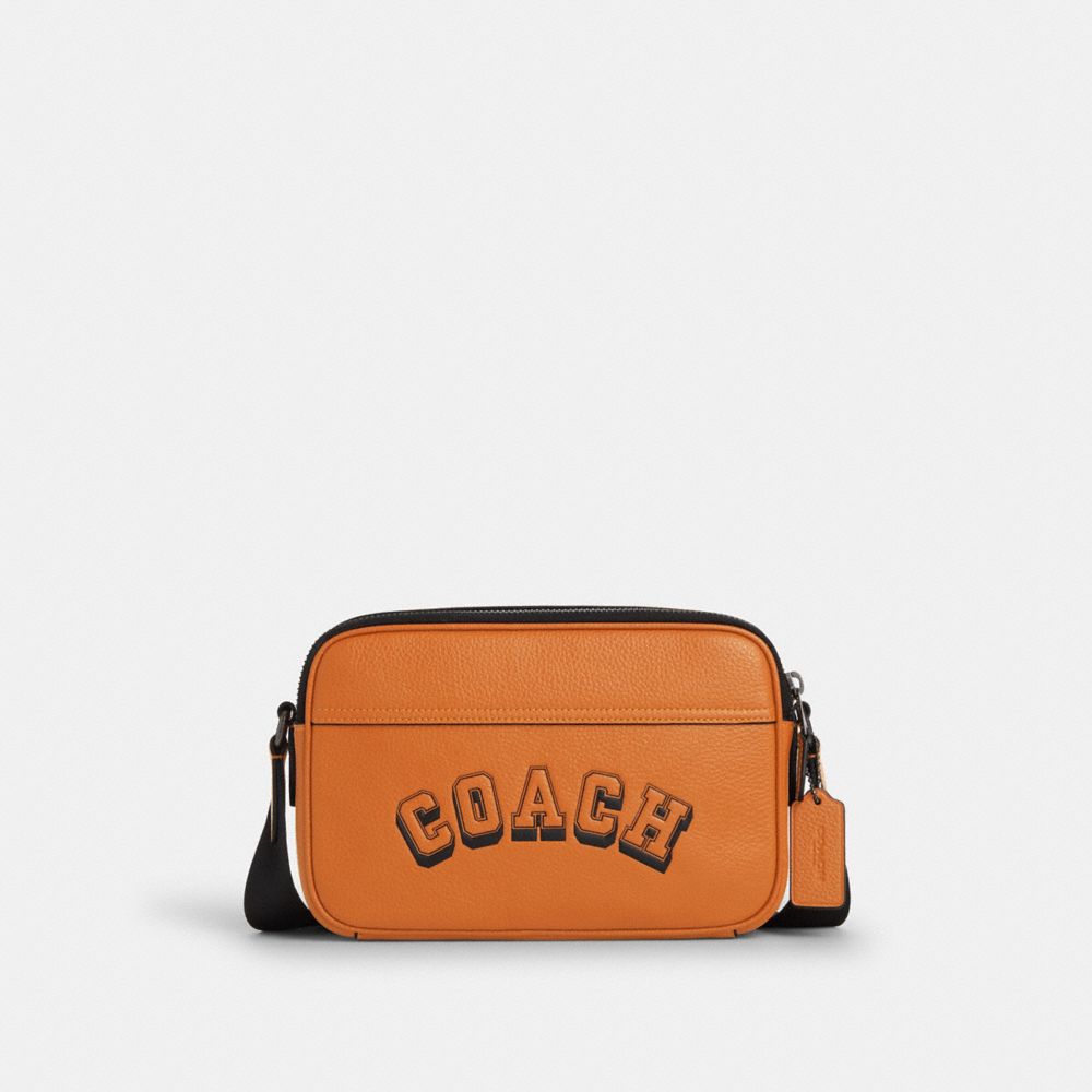 Graham Crossbody Bag With Varsity Motif