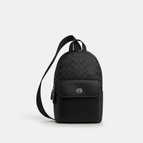 Turnlock Sling Pack In Signature Canvas