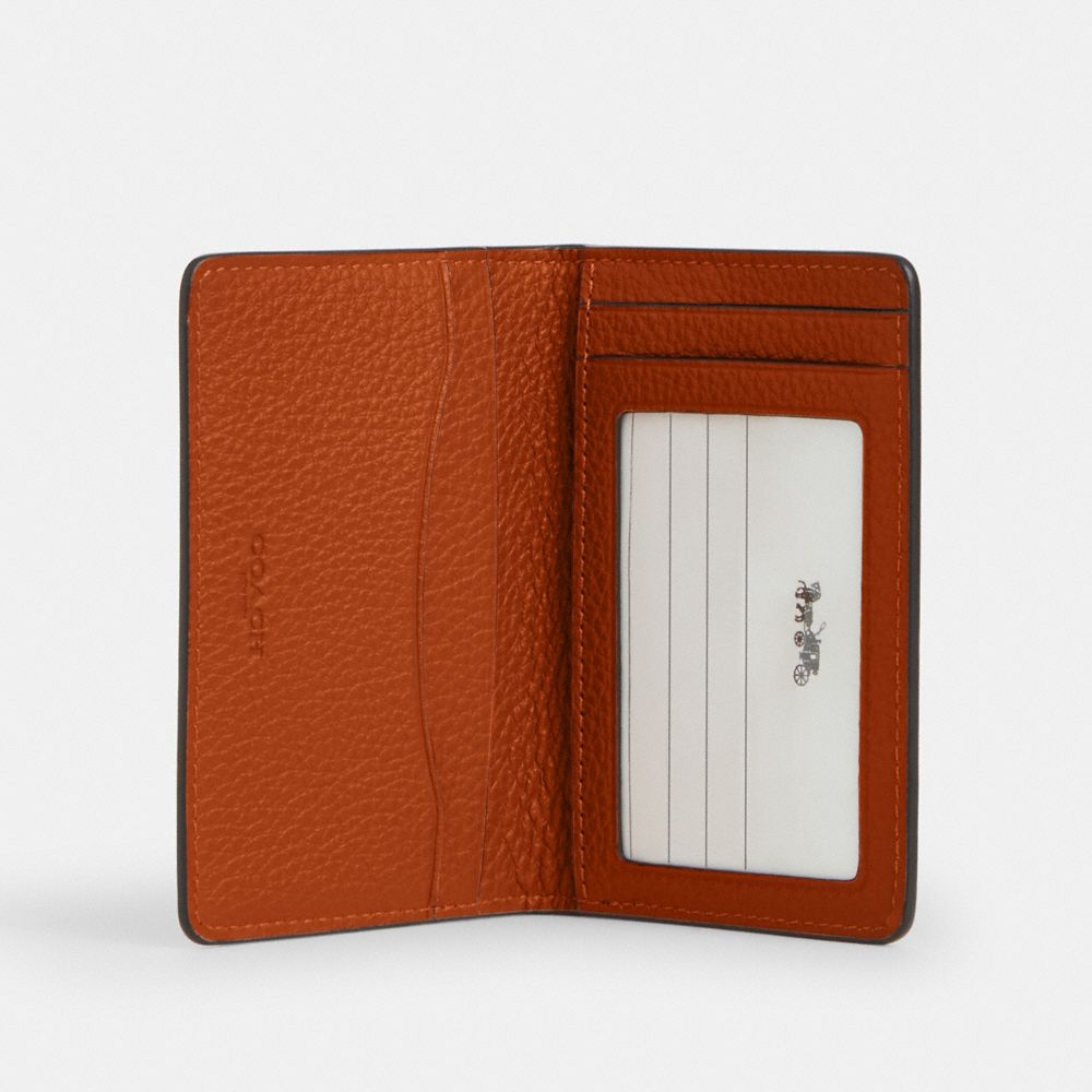 Id Card Wallet With Varsity Motif