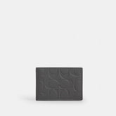 Compact Billfold Wallet In Signature Leather