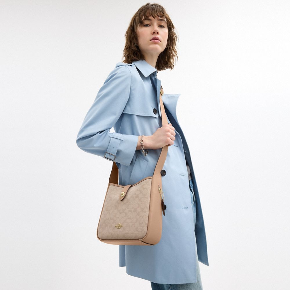 Hadley Convertible Crossbody Bag With Signature Canvas