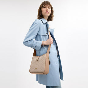 Hadley Convertible Crossbody Bag With Signature Canvas