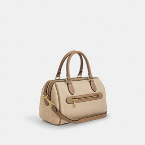 Rowan Satchel Bag In Colorblock