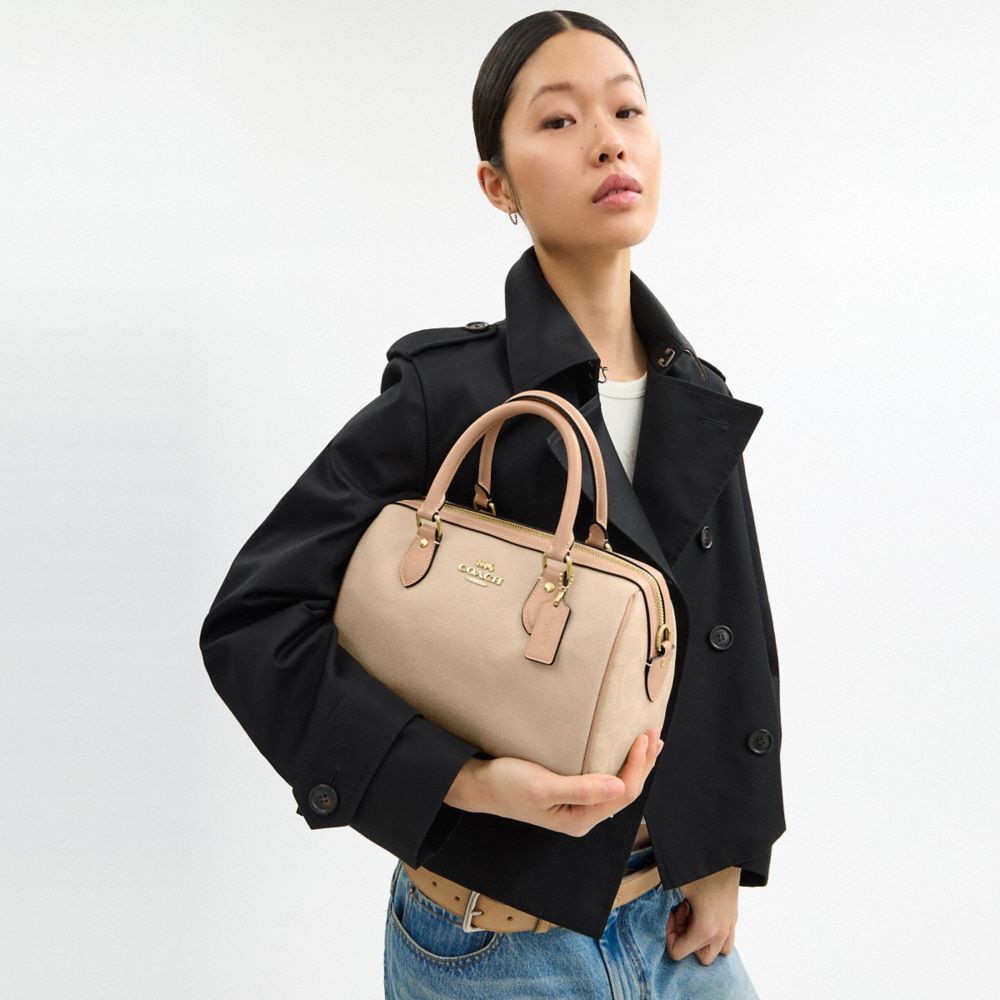 Rowan Satchel Bag In Colorblock