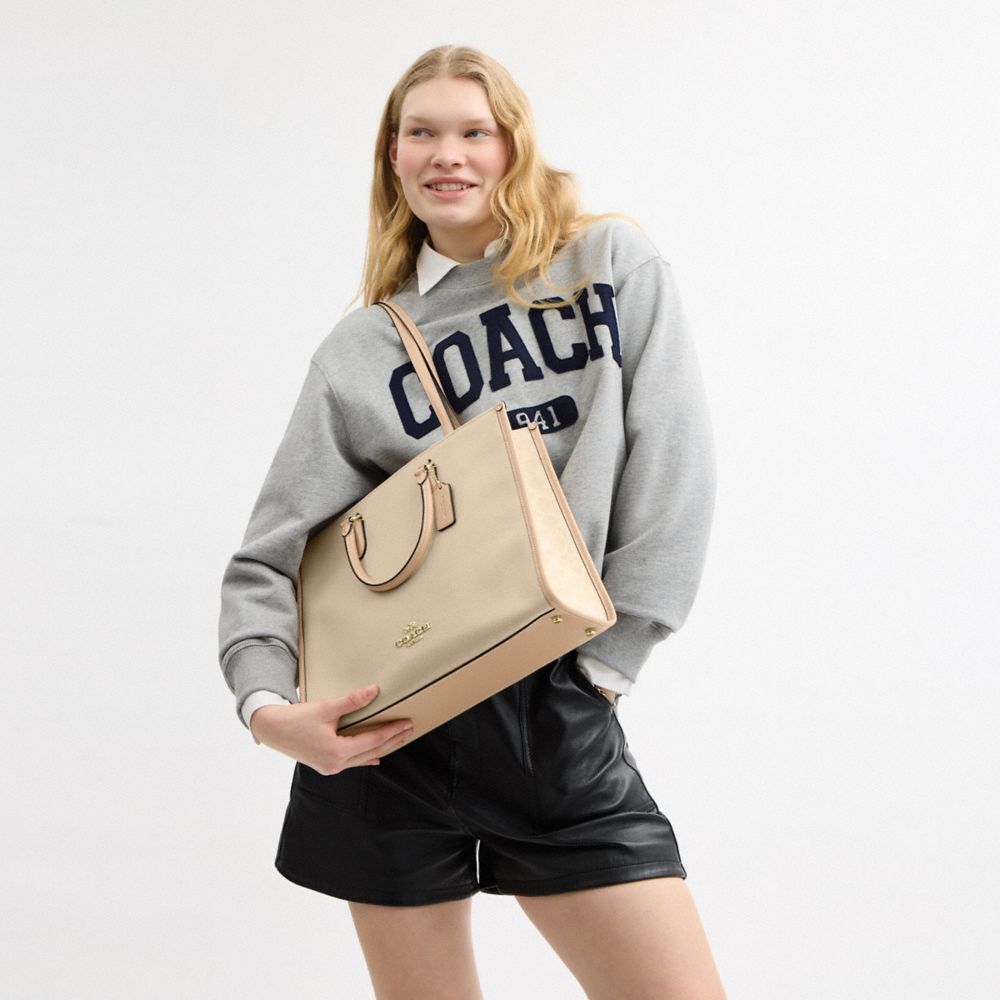 Maggie Tote Bag In Colorblock