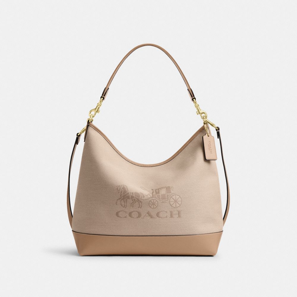 Laurel Large Shoulder Bag With Horse And Carriage