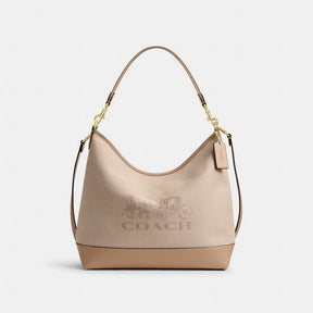 Laurel Large Shoulder Bag With Horse And Carriage