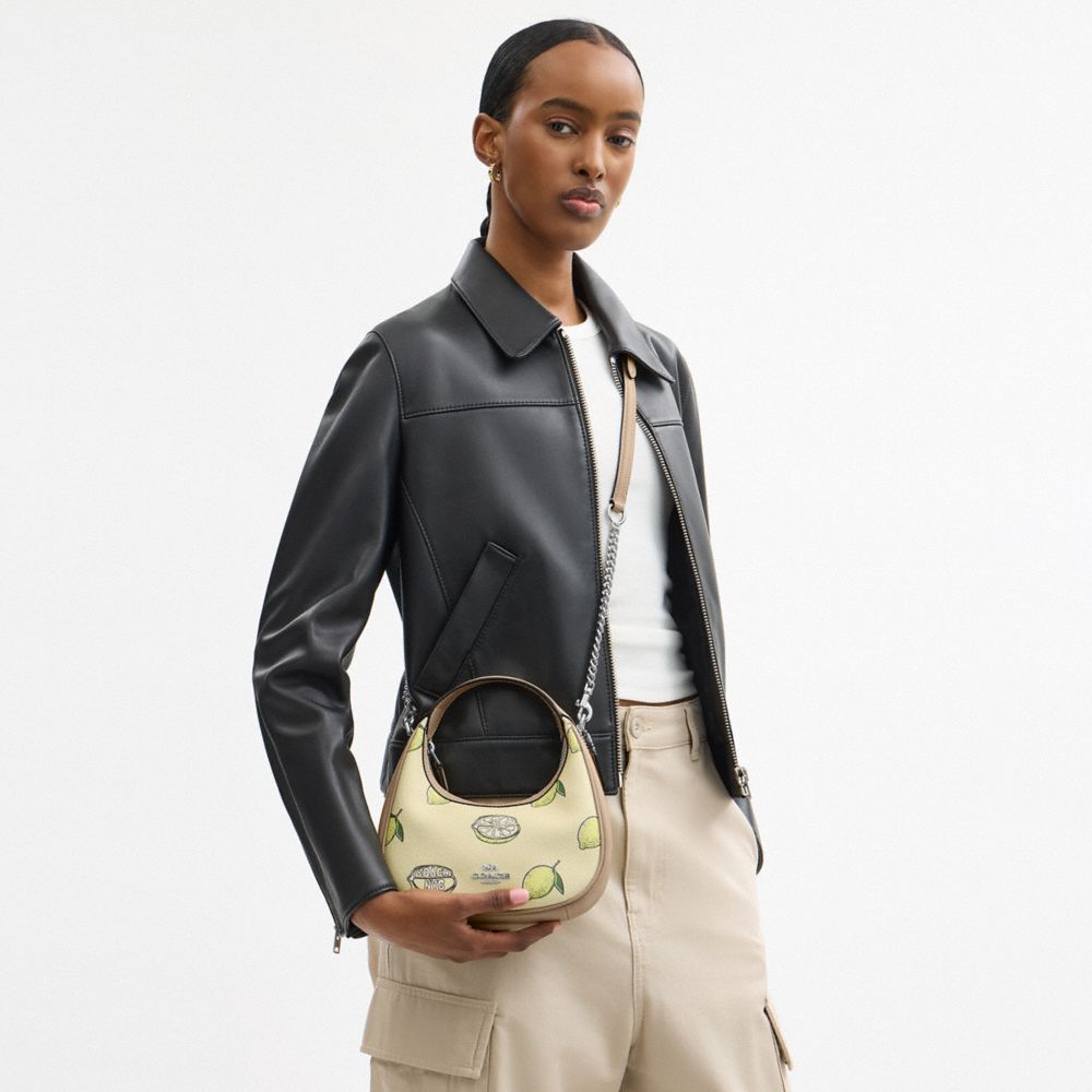 Carmen Mini Crossbody Bag With Lemon Print
