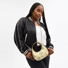 Carmen Mini Crossbody Bag With Lemon Print