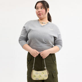 Teri Mini Crossbody Bag With Lemon Print