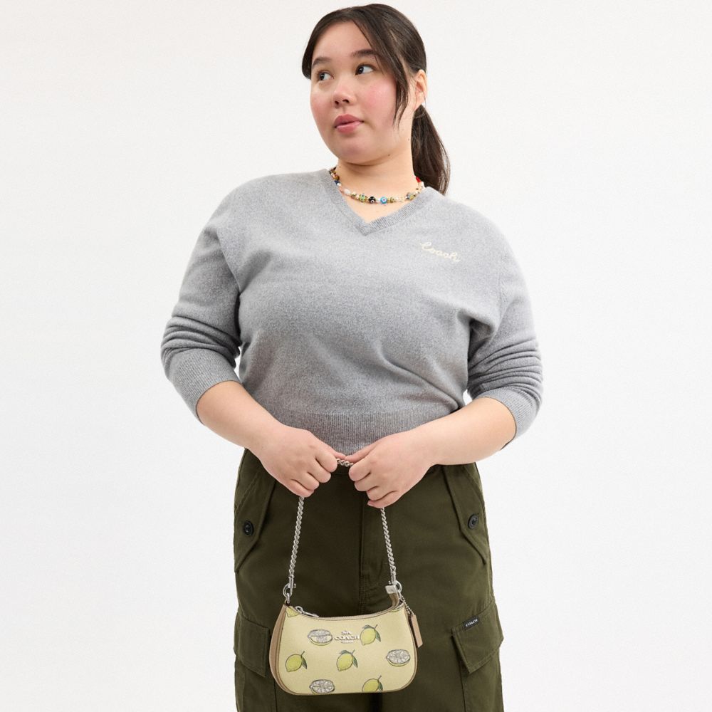 Teri Mini Crossbody Bag With Lemon Print