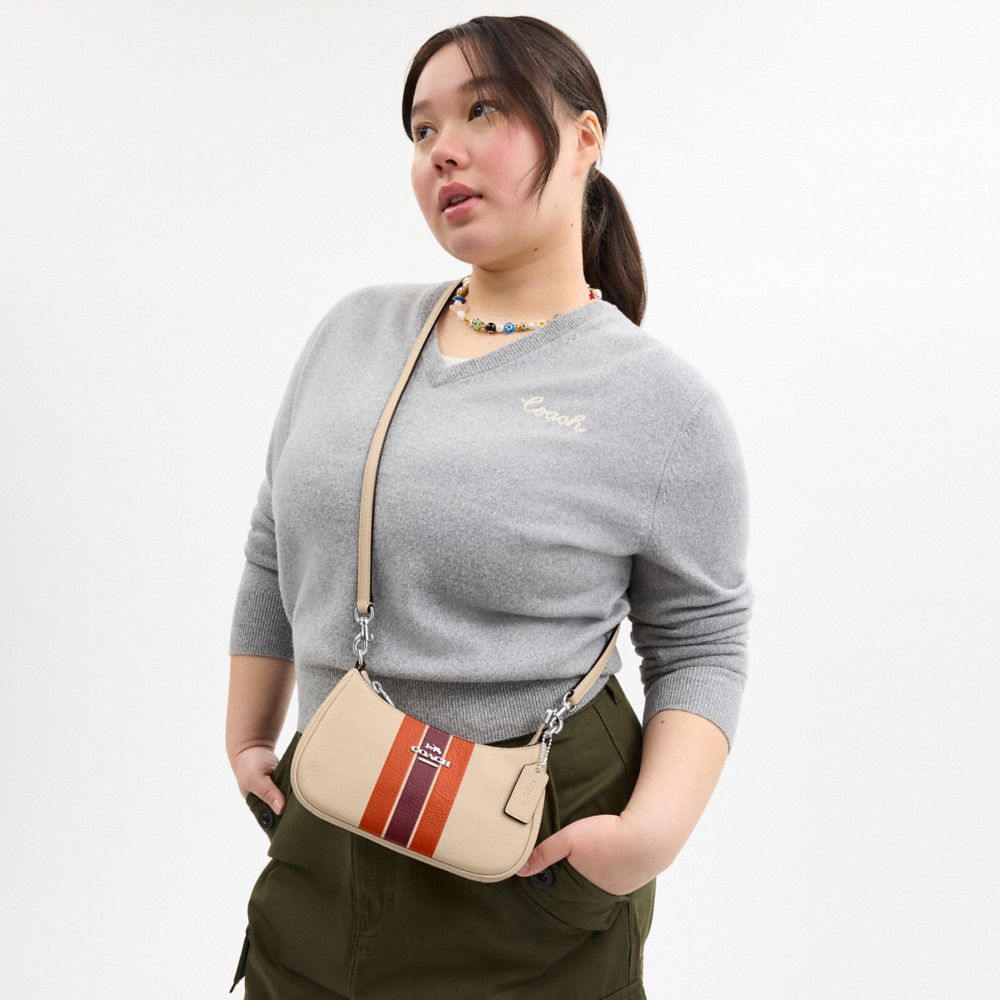 Teri Mini Crossbody Bag With Stripe
