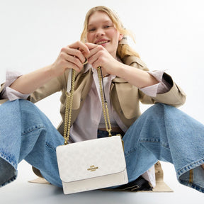 Klare Crossbody Bag In Signature Canvas