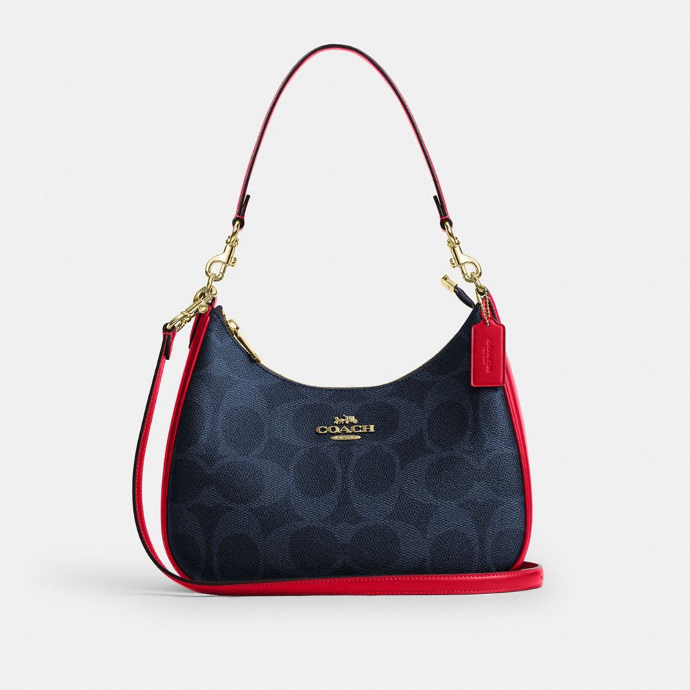 Teri Hobo Bag In Signature Canvas