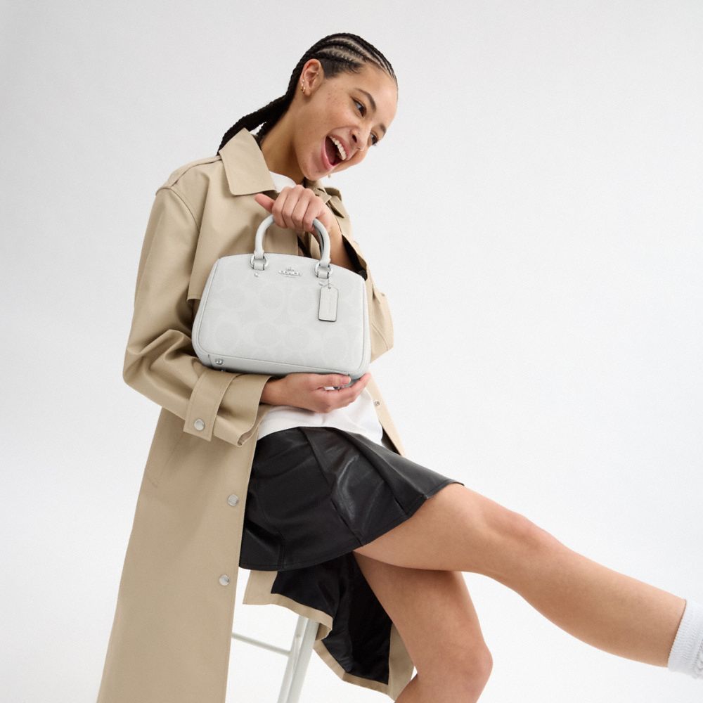 Savannah Small Carryall Bag In Signature Canvas