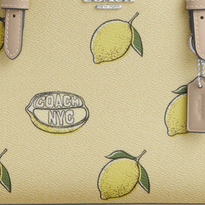 Mollie Tote Bag 25 With Lemon Print