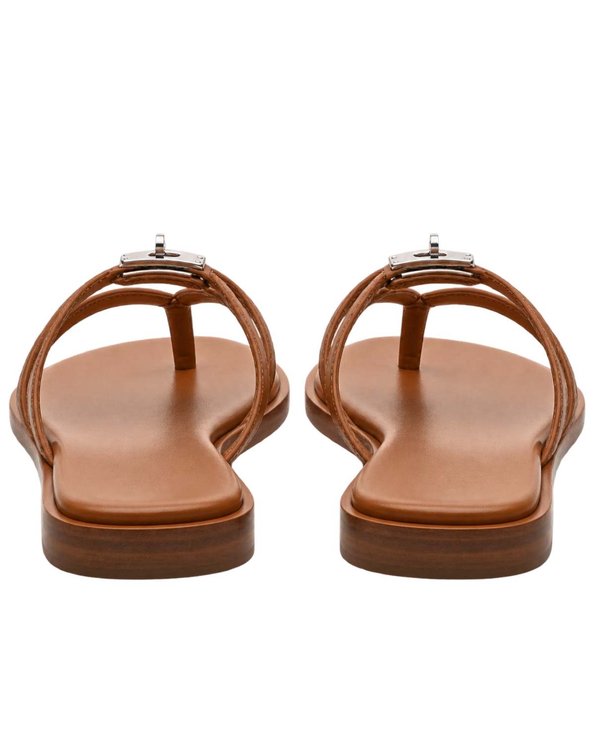 Calfskin Miss Sandals 36 Naturel