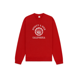 California Emblem Crewneck - Ruby/White