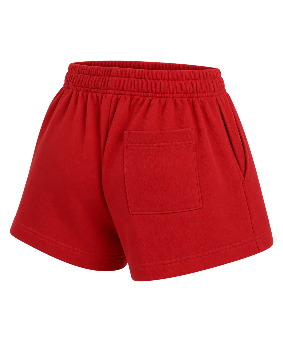 California Emblem Disco Short - Ruby/White
