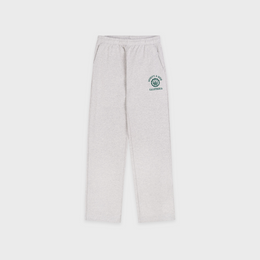 California Emblem Wide Sweatpant - Heather Gray/Forest