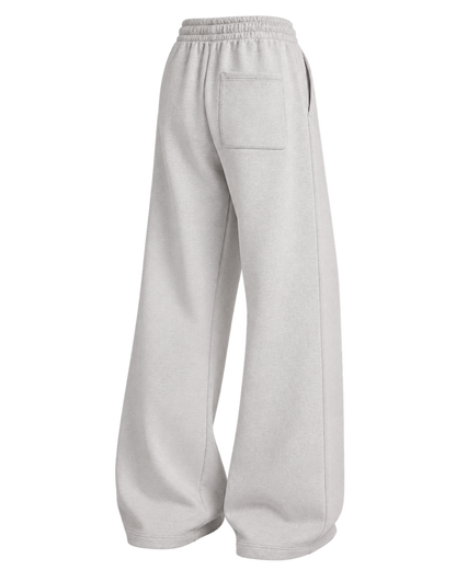 California Emblem Wide Sweatpant - Heather Gray/Forest