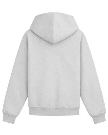 California Emblem Zip Hoodie - Heather Gray/Forest