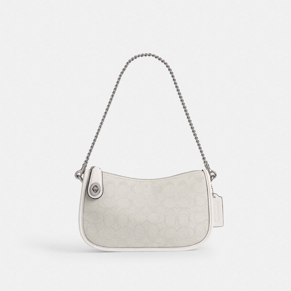 Disney X Coach Swinger Bag In Regenerative Leather With Mickey Mouse And Friends