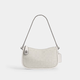 Disney X Coach Swinger Bag In Regenerative Leather With Mickey Mouse And Friends