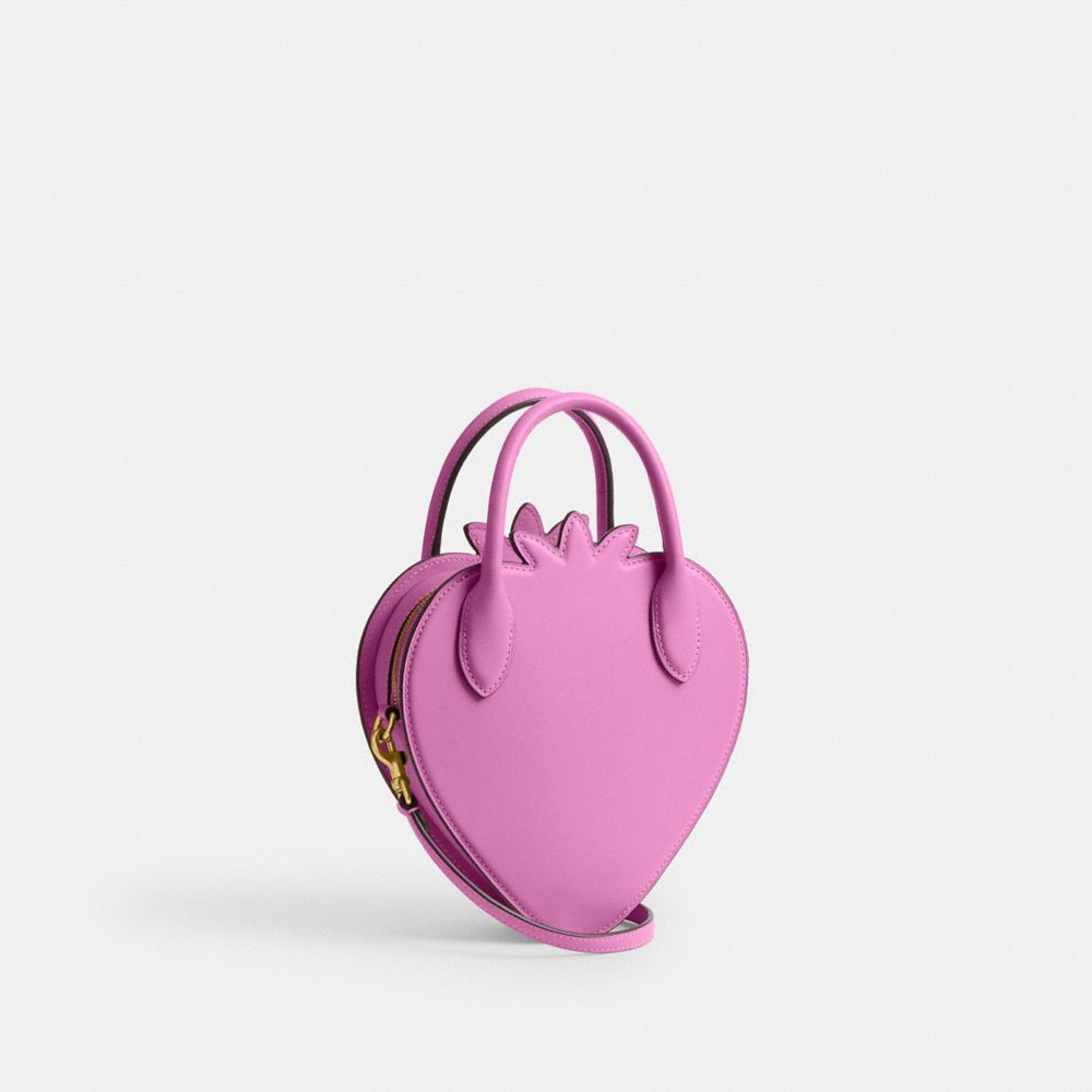 Strawberry Bag In Regenerative Leather