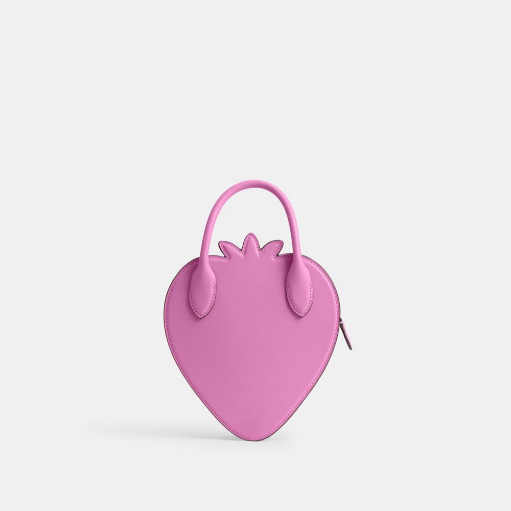 Strawberry Bag In Regenerative Leather