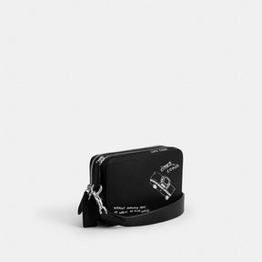 Charter Crossbody Bag 19 With Sketch Print
