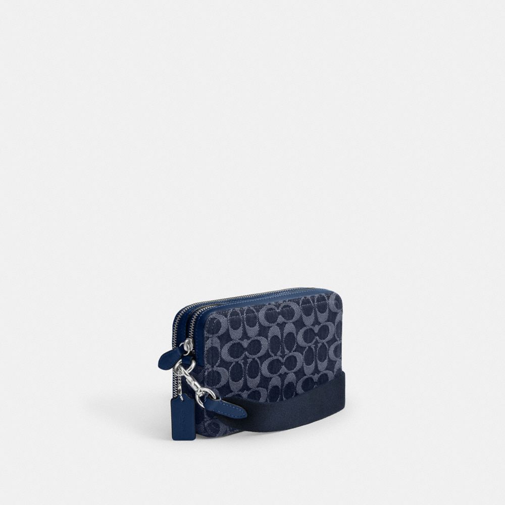 Charter Crossbody Bag 19 In Signature Denim