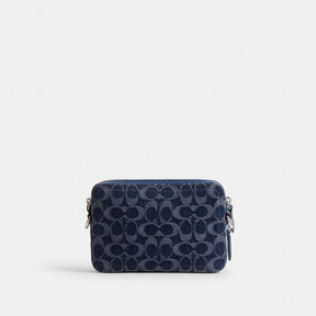 Charter Crossbody Bag 19 In Signature Denim