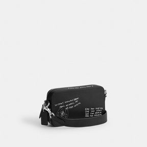 Charter Slim Crossbody Bag With Sketch Print