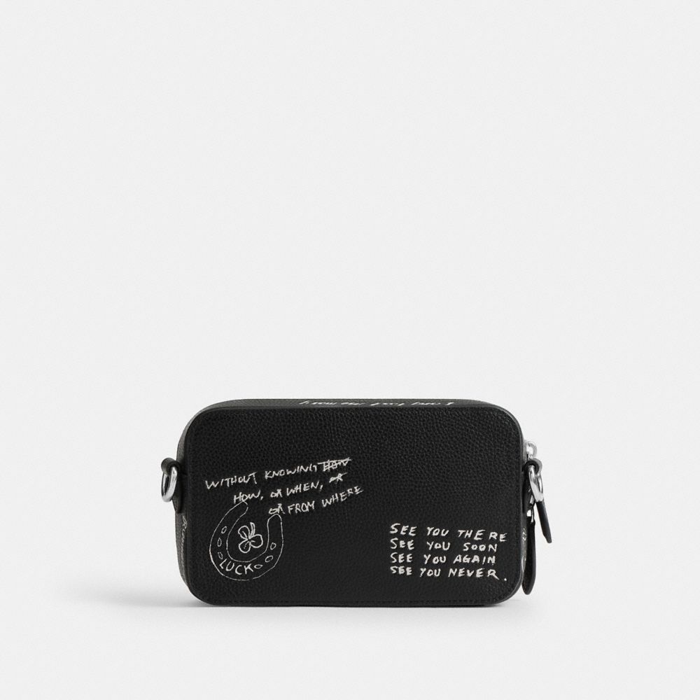 Charter Slim Crossbody Bag With Sketch Print