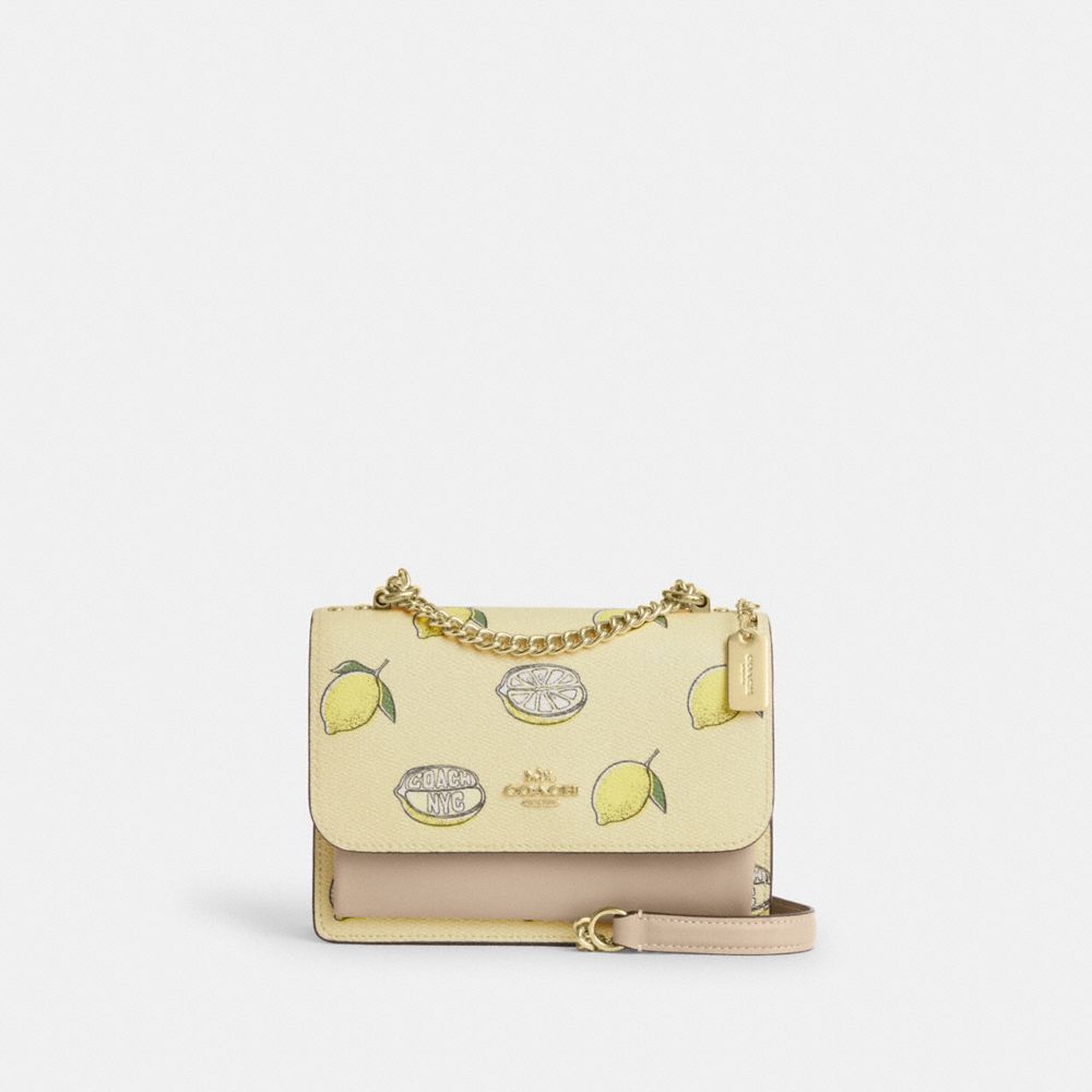 Mini Klare Crossbody Bag With Lemon Print