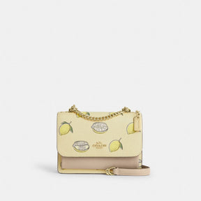 Mini Klare Crossbody Bag With Lemon Print
